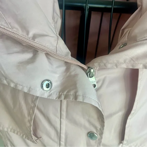 Cole Haan Snap Front Zip Hooded Collar Jacket size S - Picture 2 of 10